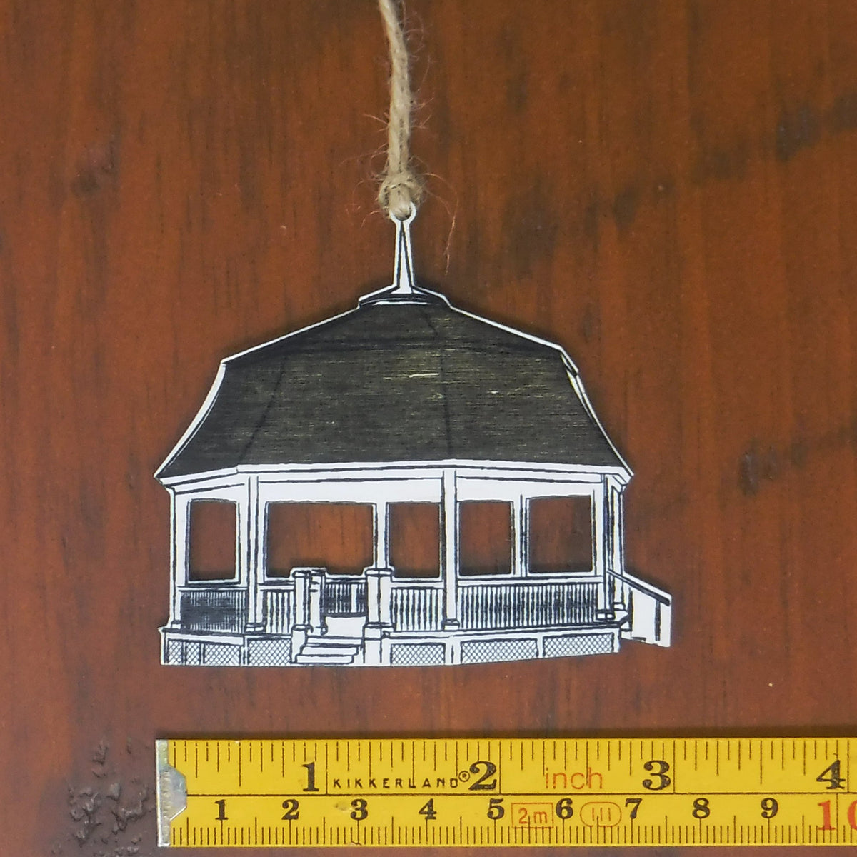 Library Park Gazebo Ornament
