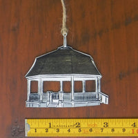Library Park Gazebo Ornament
