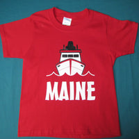 Maine Boat Youth T-Shirt
