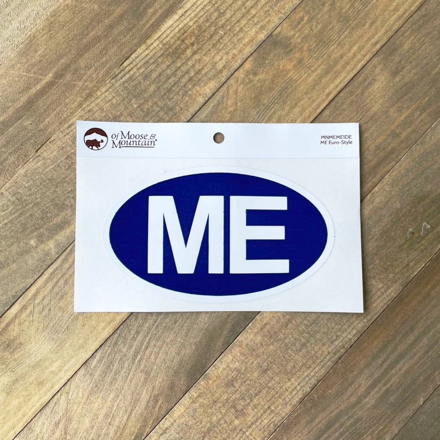 Maine ME Euro Style Sticker