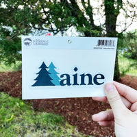 Maine Pine Tree Sticker