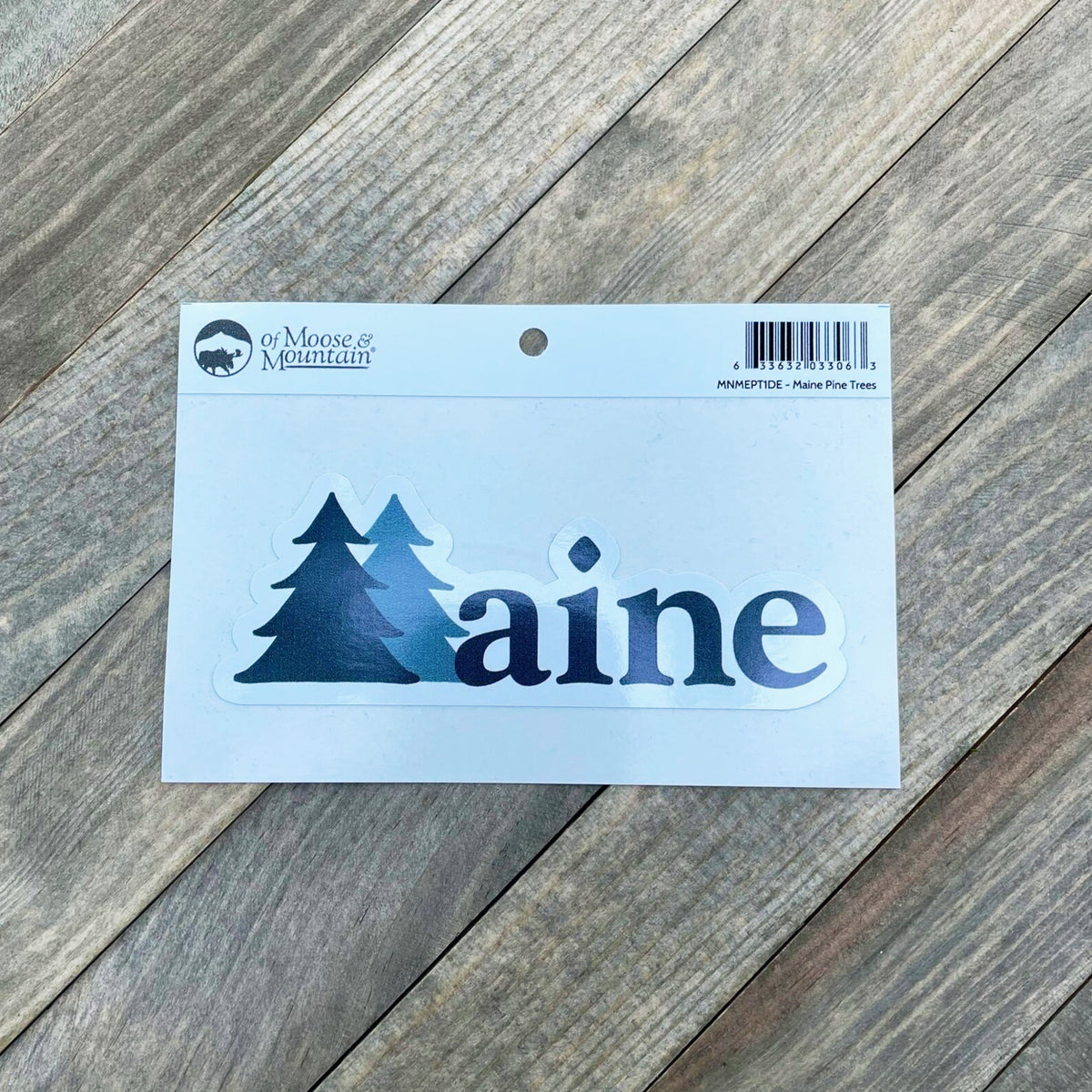Maine Pine Tree Sticker