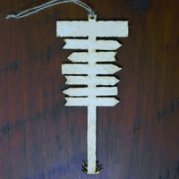Reid State Park Signpost Ornament