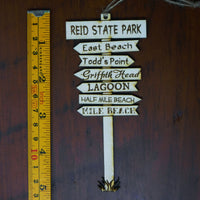 Reid State Park Signpost Ornament