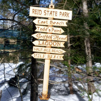 Reid State Park Signpost Ornament