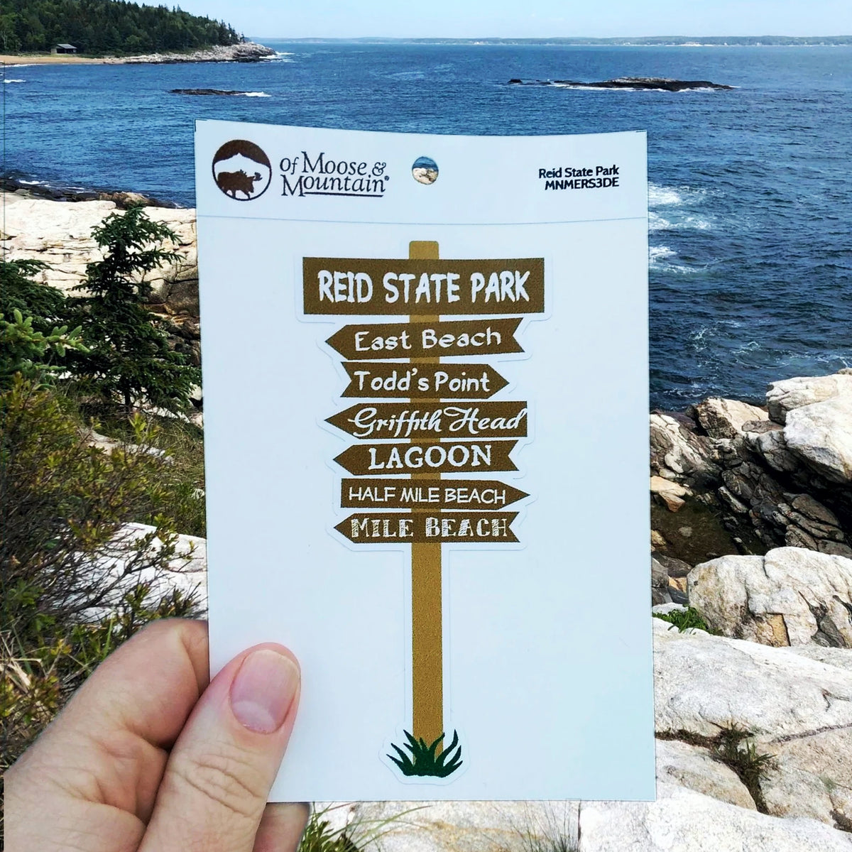 Reid State Park Sticker