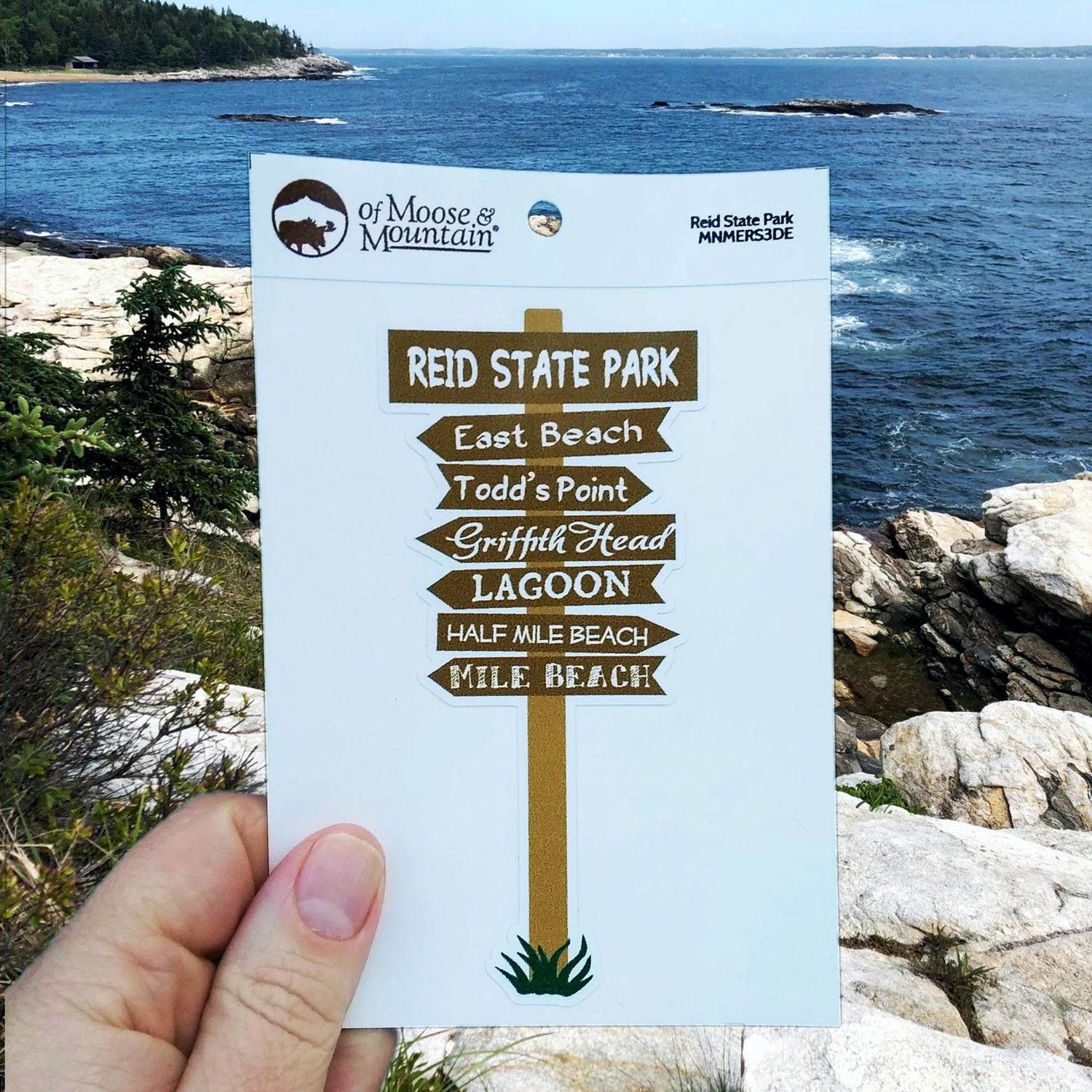Reid State Park Sticker