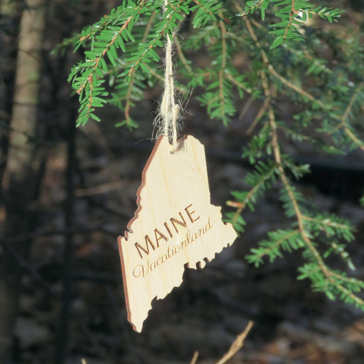 Maine Outline Ornament