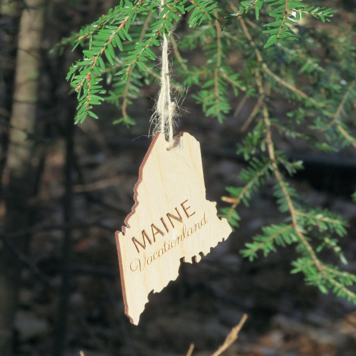 Maine Outline Ornament