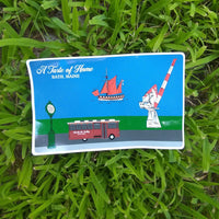 A Taste of Home Sticker - Bath, Maine