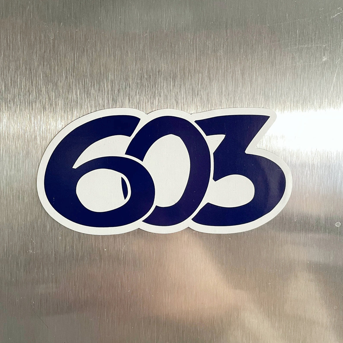 603 New Hampshire Area Code Sticker