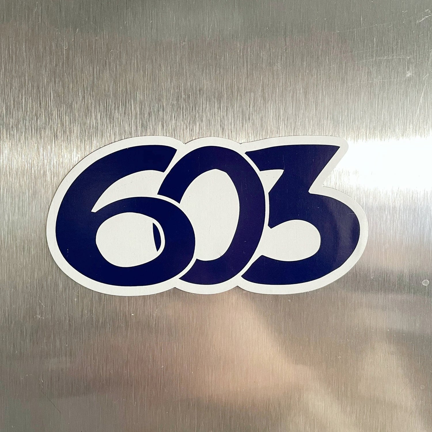 603 New Hampshire Area Code Sticker