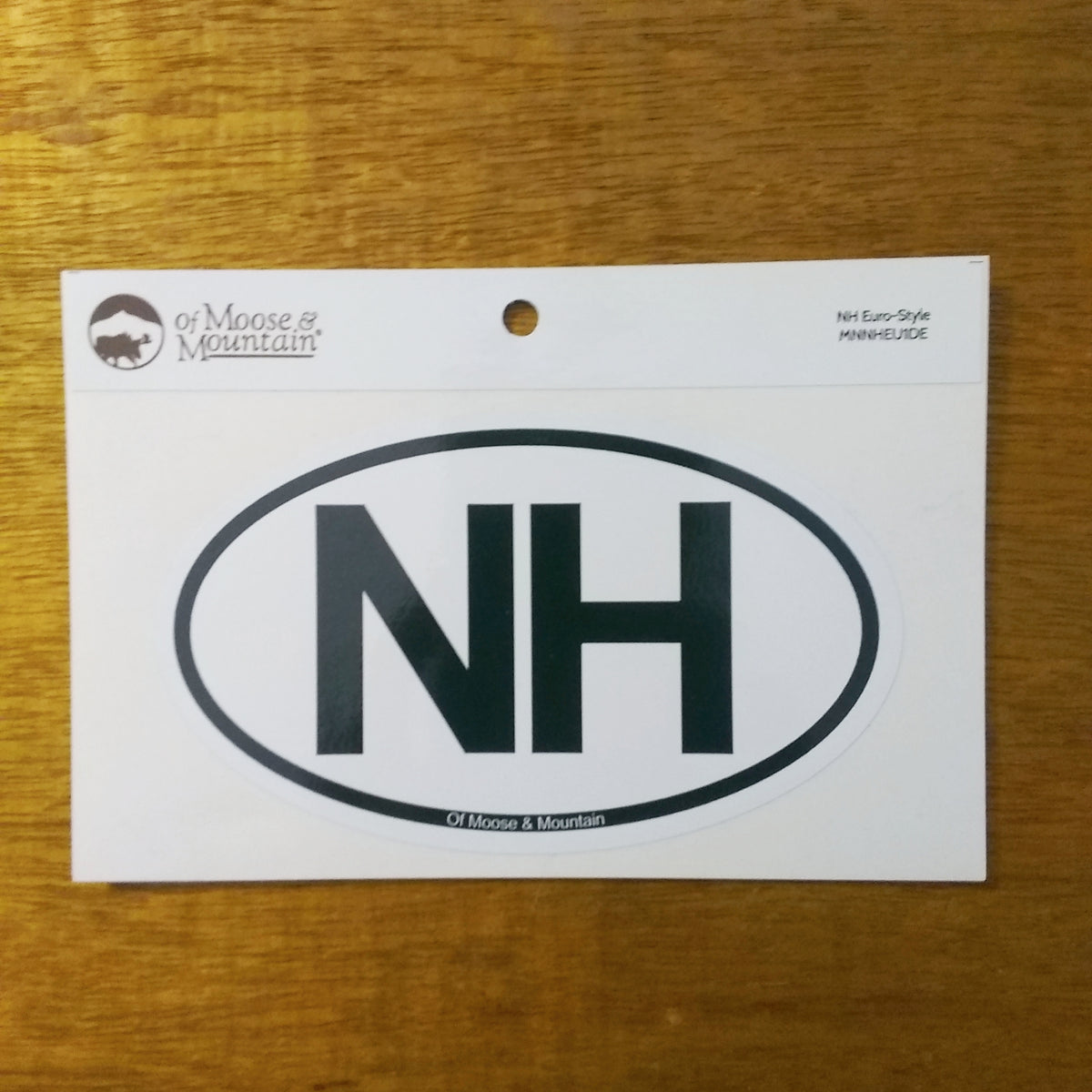 New Hampshire NH Euro Style Sticker