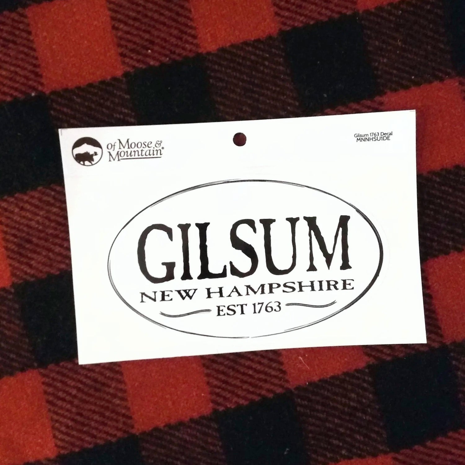 Gilsum New Hampshire Est. 1763 Sticker