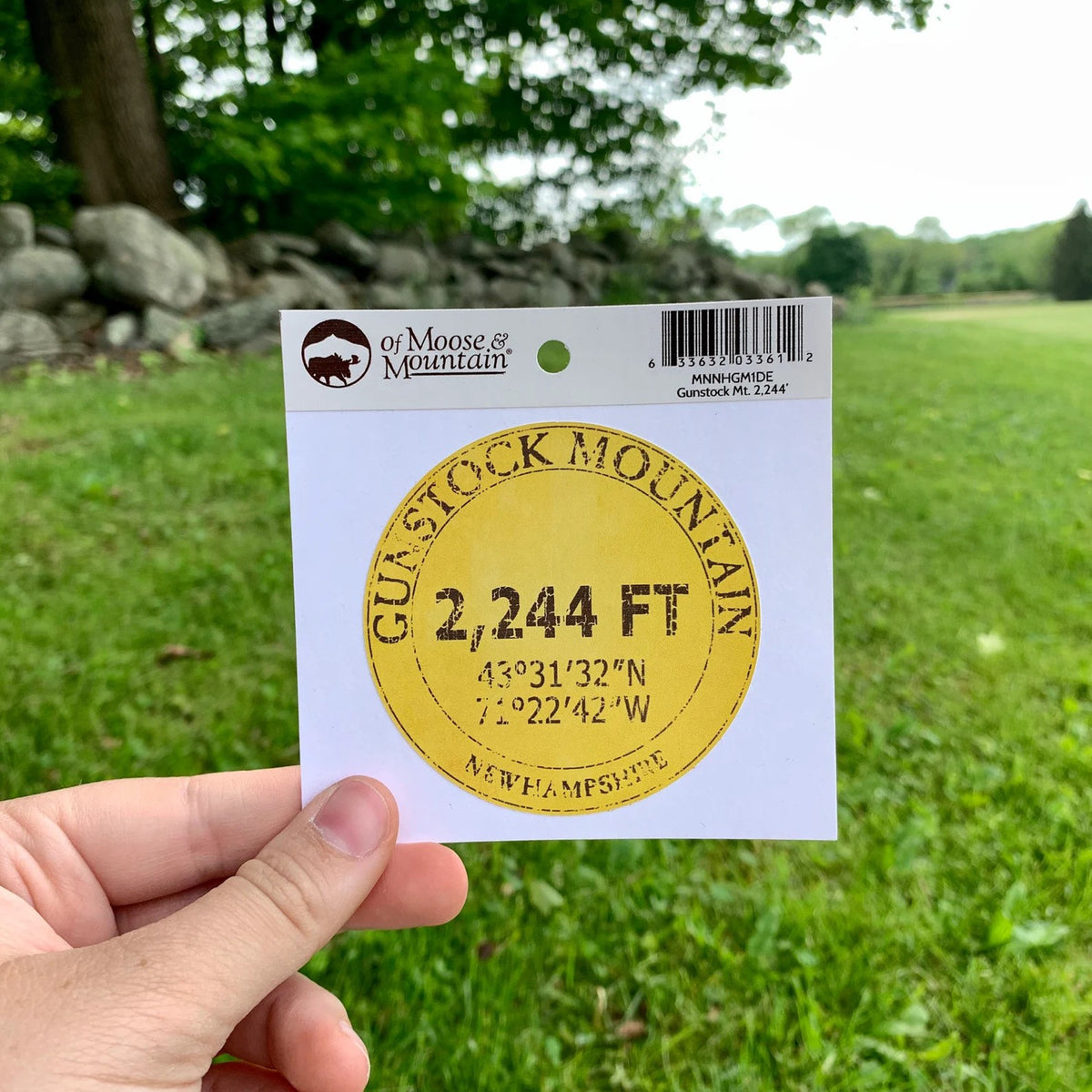 Gunstock Mountain 2,244′ Sticker