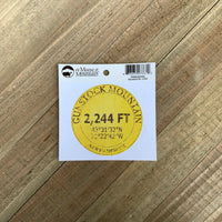 Gunstock Mountain 2,244′ Sticker