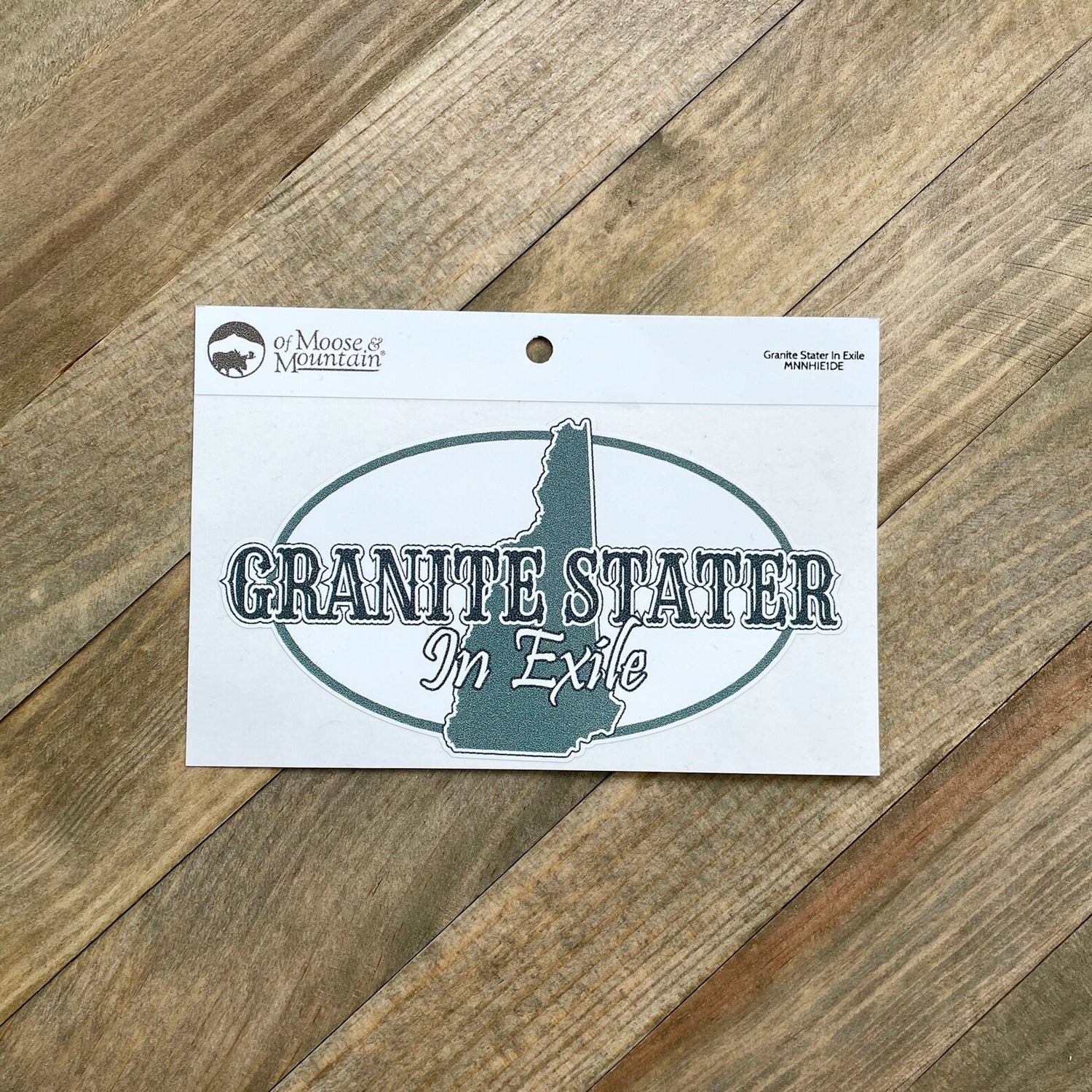 Granite Stater in Exile Sticker