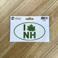 I Love NH Maple Leaf Edition Sticker