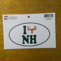 I Love NH Moose Edition Sticker