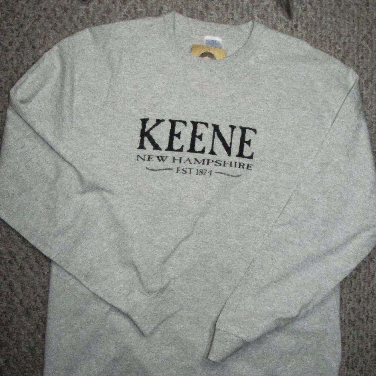 Keene New Hampshire Est 1874 Long Sleeve T-Shirt
