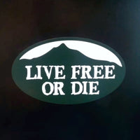 Live Free Or Die Mountain Sticker