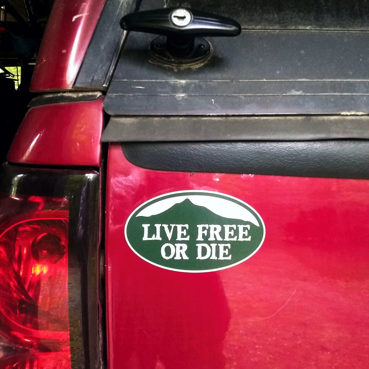 Live Free Or Die Mountain Sticker