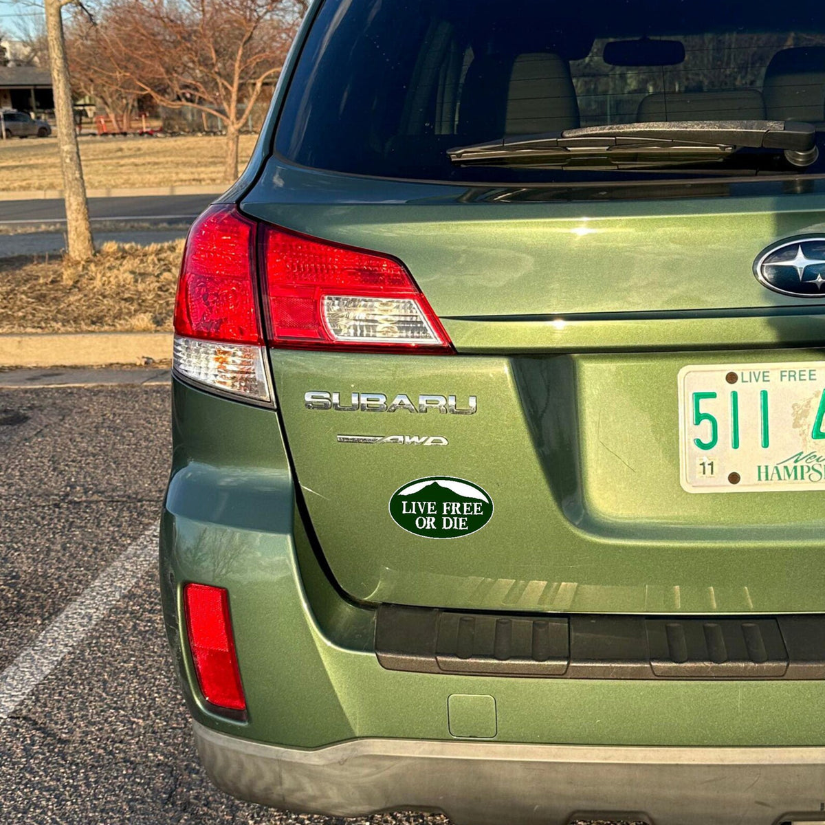 Live Free Or Die Mountain Sticker