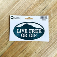 Live Free Or Die Mountain Sticker