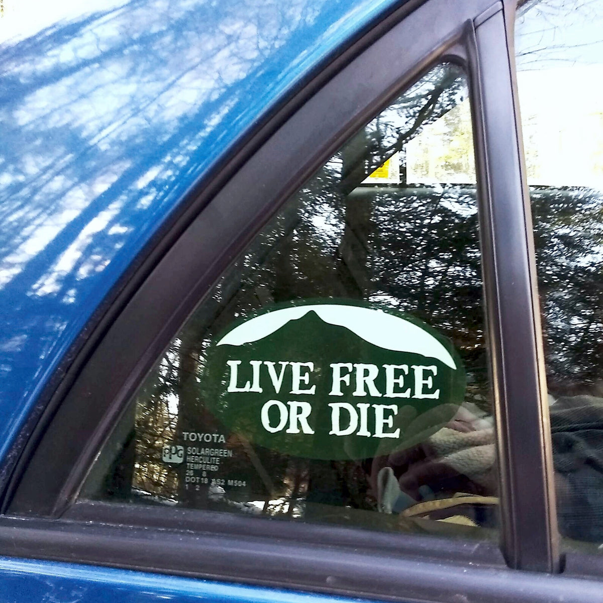 Live Free Or Die Mountain Sticker
