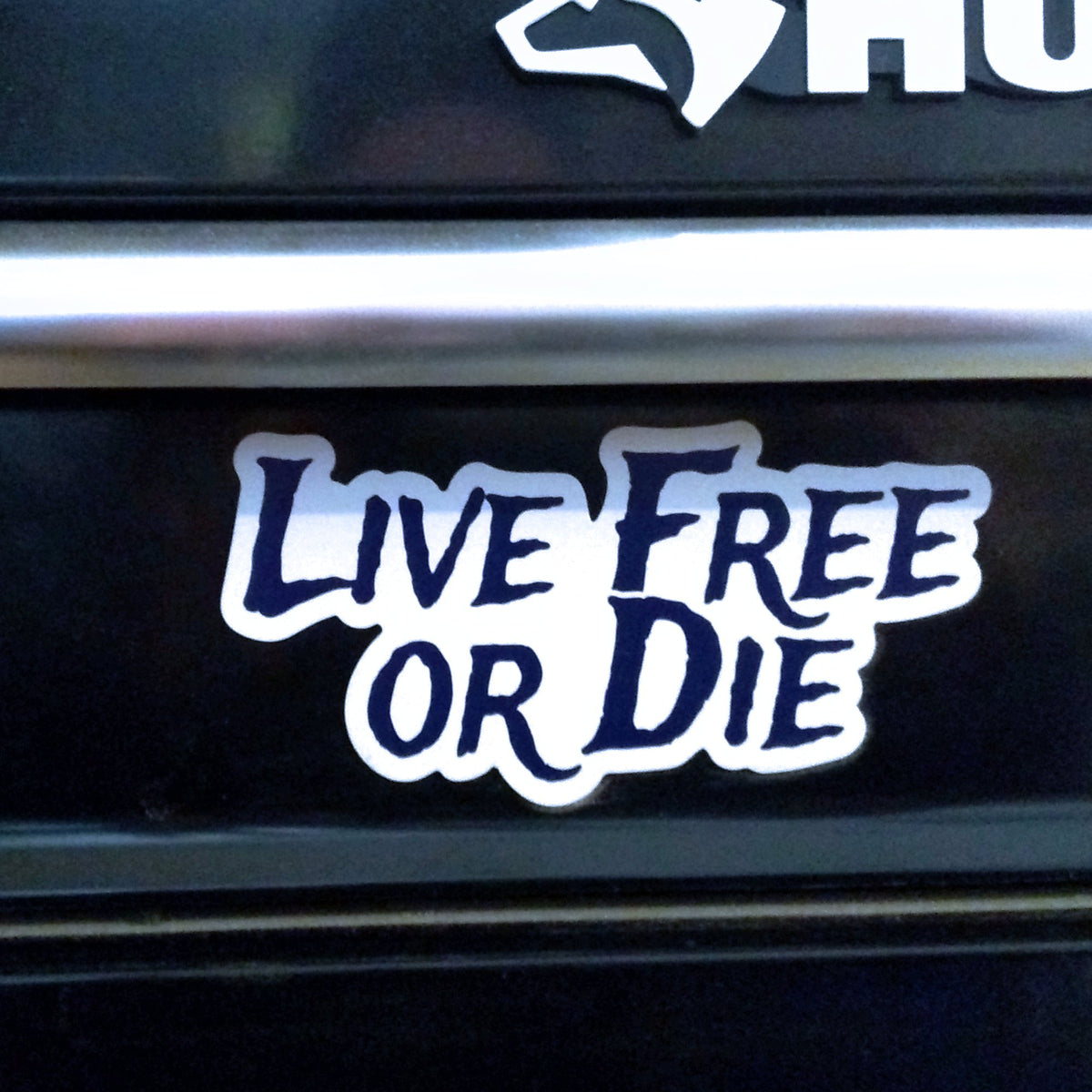 Live Free or Die Cutout Sticker