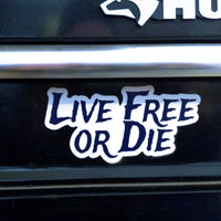 Live Free or Die Cutout Sticker