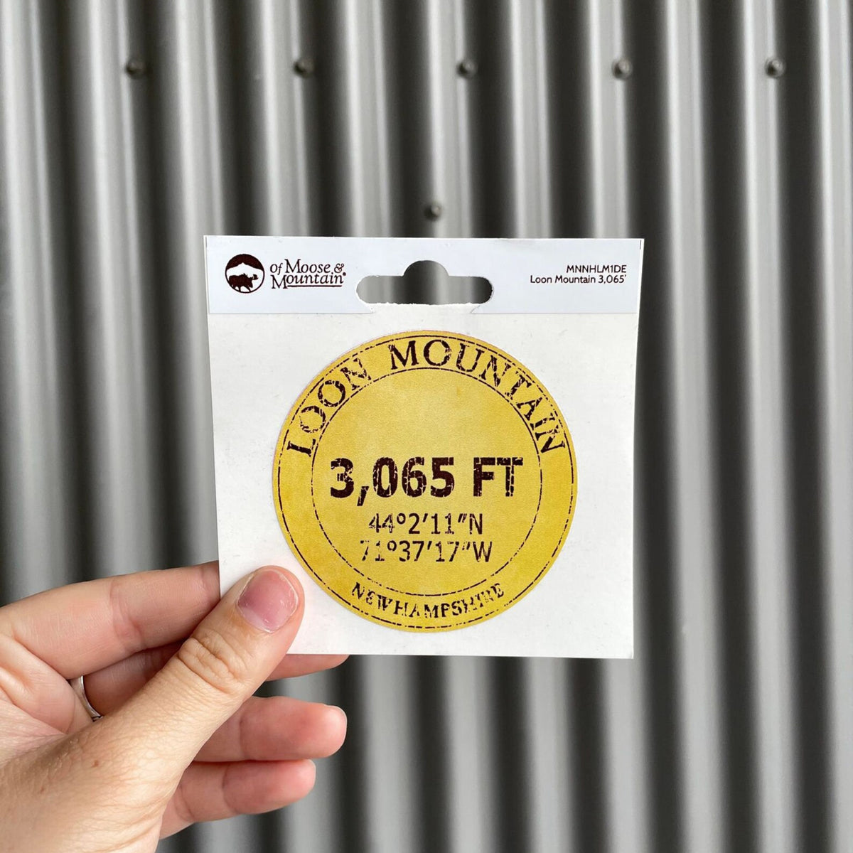 Loon Mountain 3,065′ Sticker