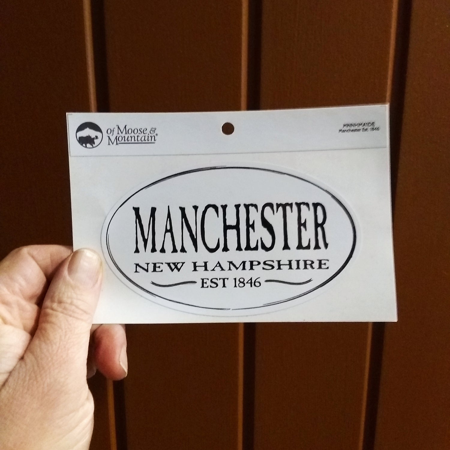 Manchester New Hampshire Est. 1846 Sticker