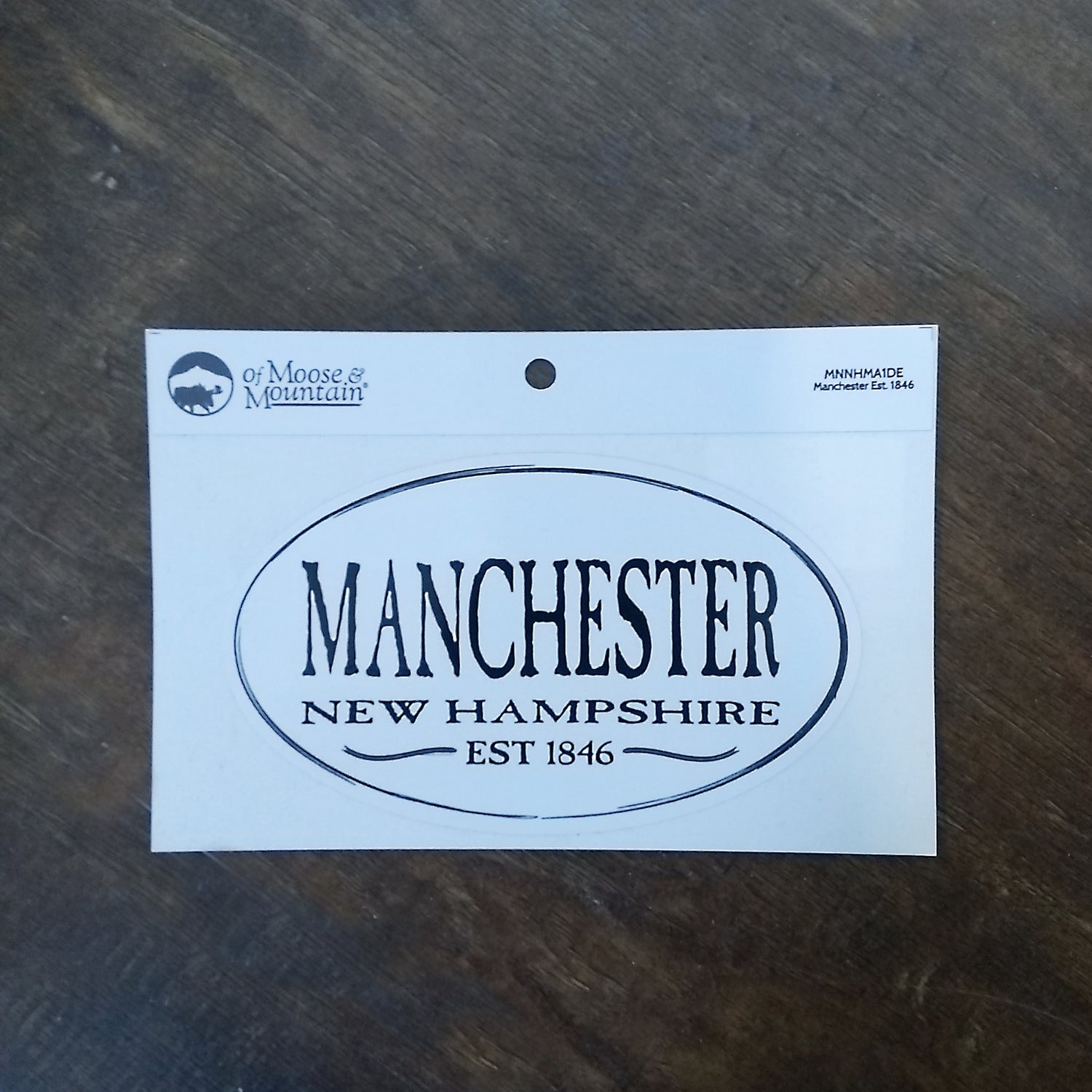 Manchester New Hampshire Est. 1846 Sticker