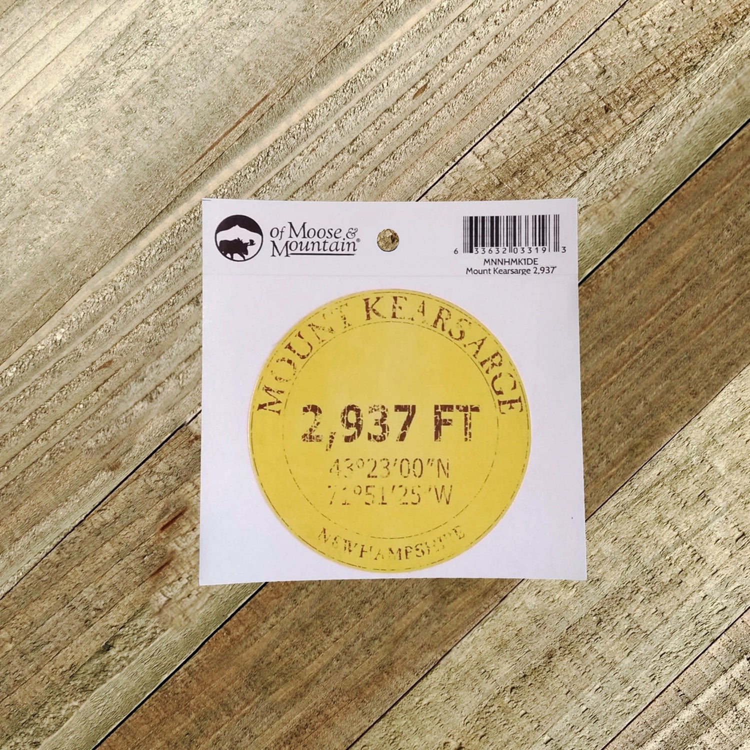 Mount Kearsarge 2,937′ Sticker