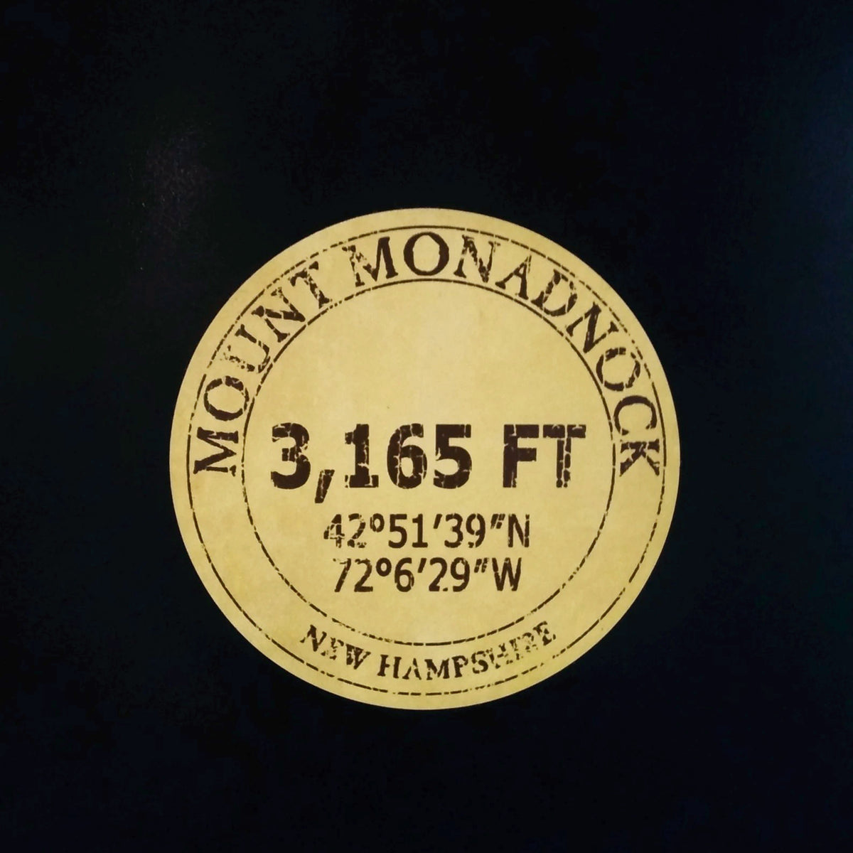 Mount Monadnock 3,165′ Sticker