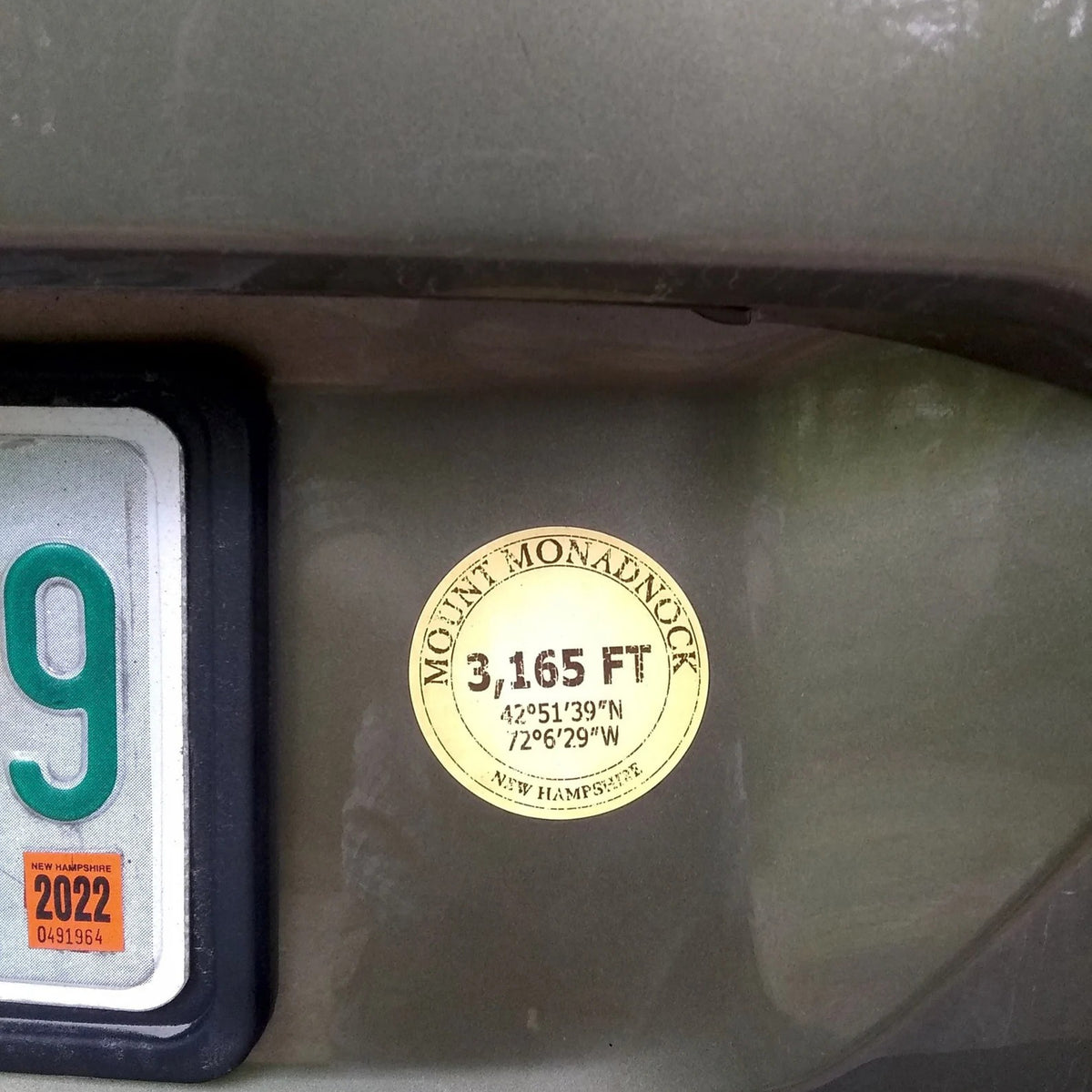 Mount Monadnock 3,165′ Sticker