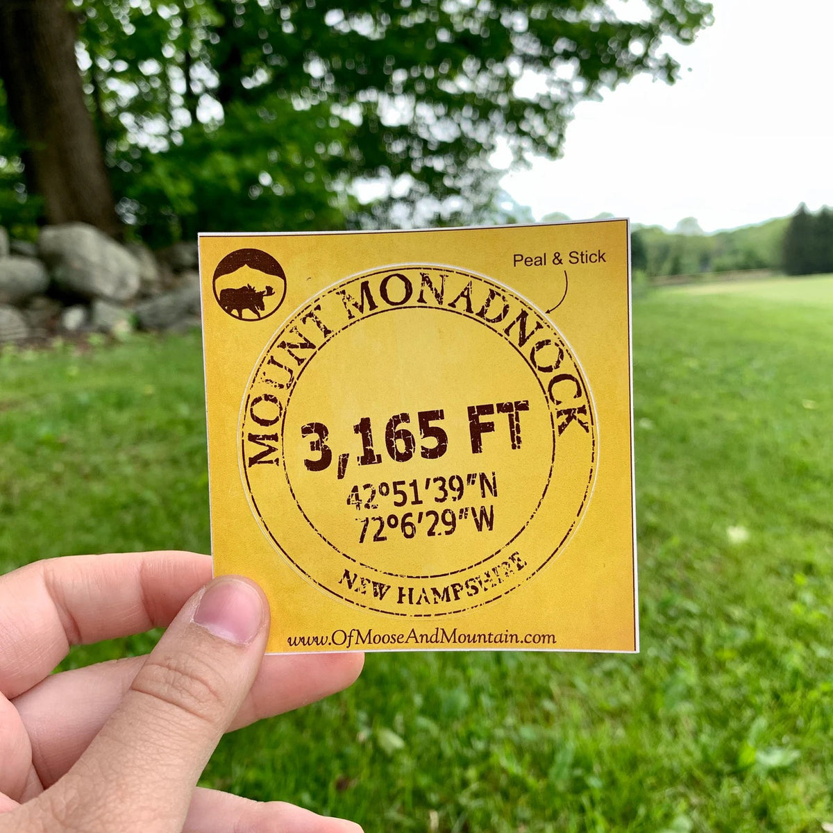 Mount Monadnock 3,165′ Sticker