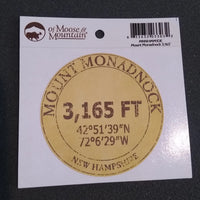 Mount Monadnock 3,165′ Sticker