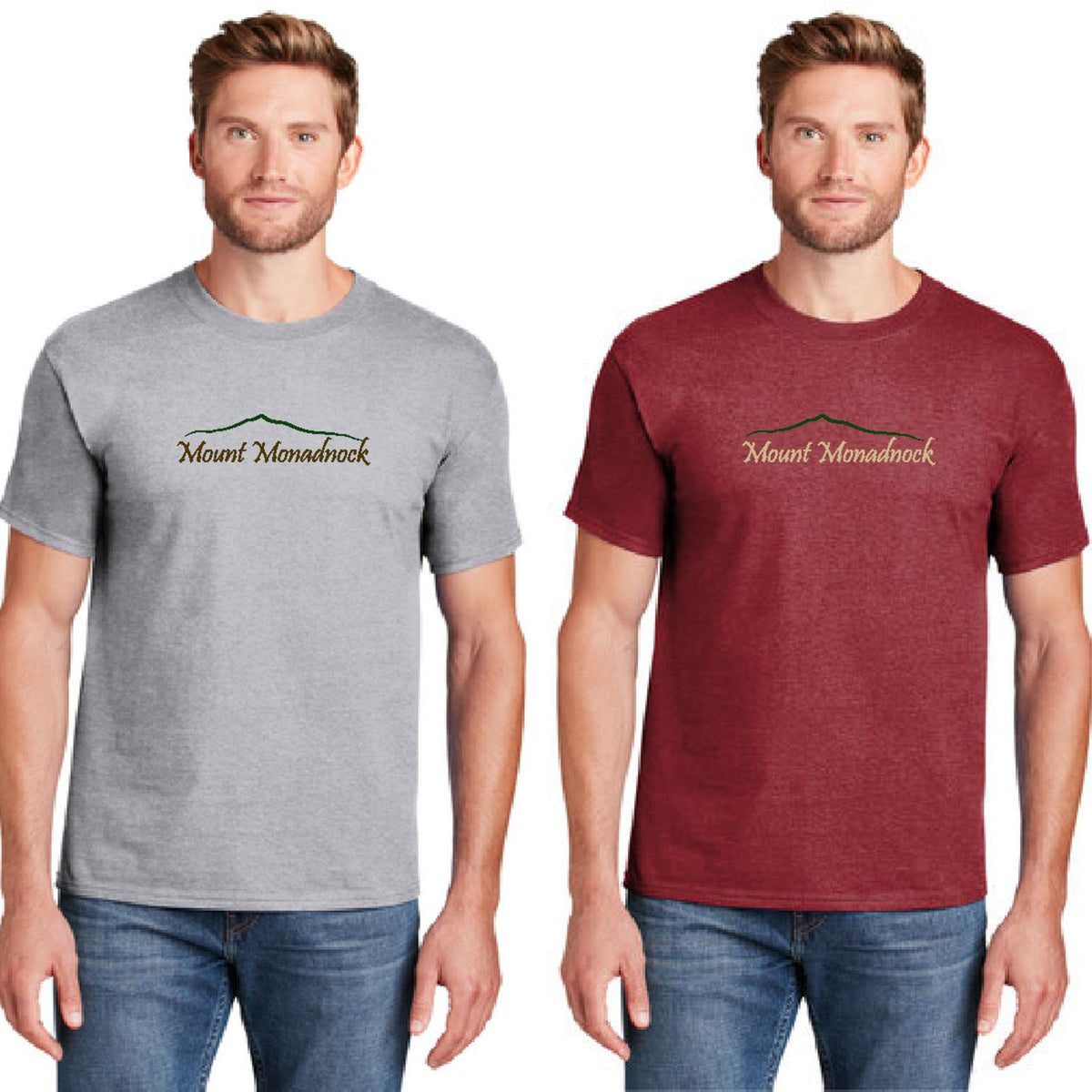 Mount Monadnock Ridgeline Embroidered T-Shirt