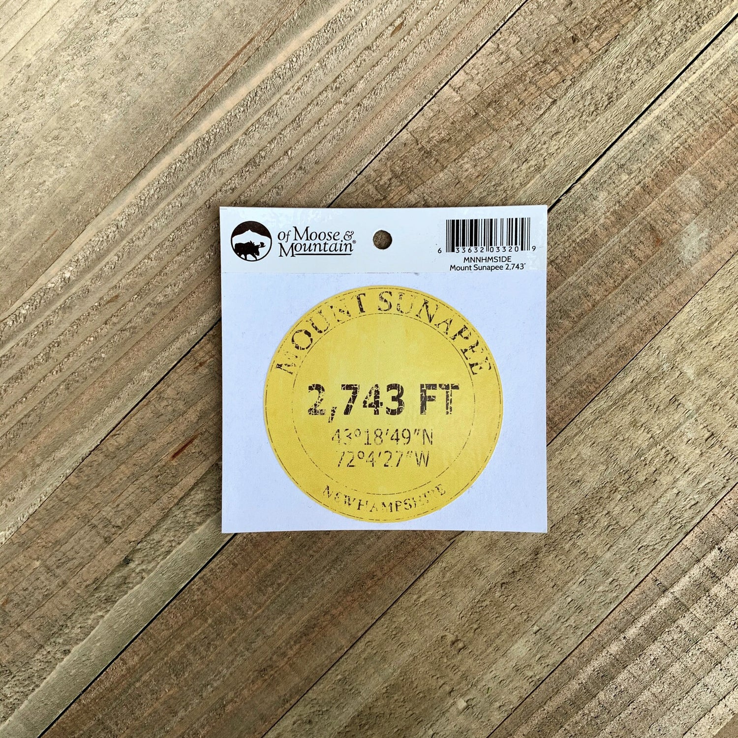 Mount Sunapee 2,743′ Sticker