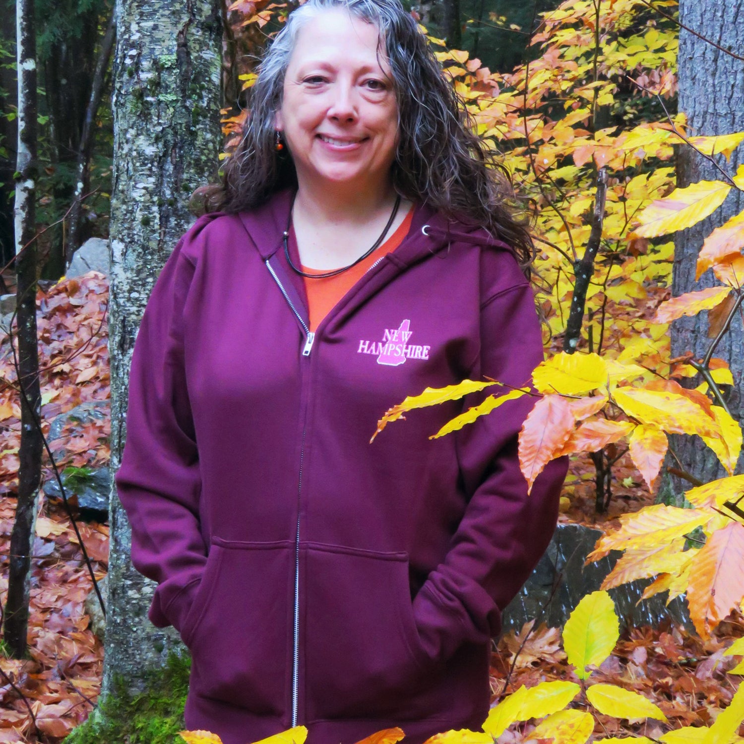 New Hampshire Zip Hoodie