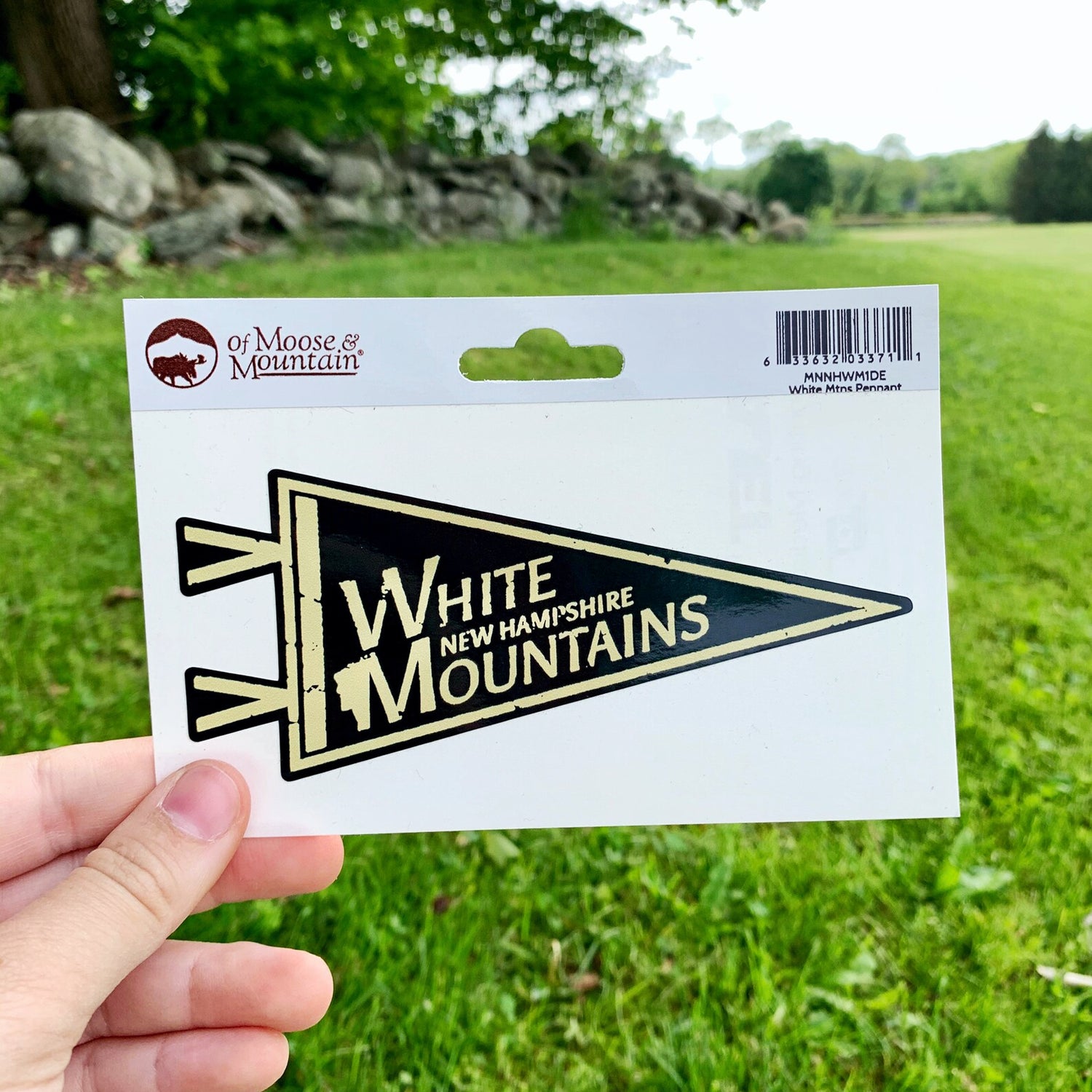 White Mountains Pennant Sticker