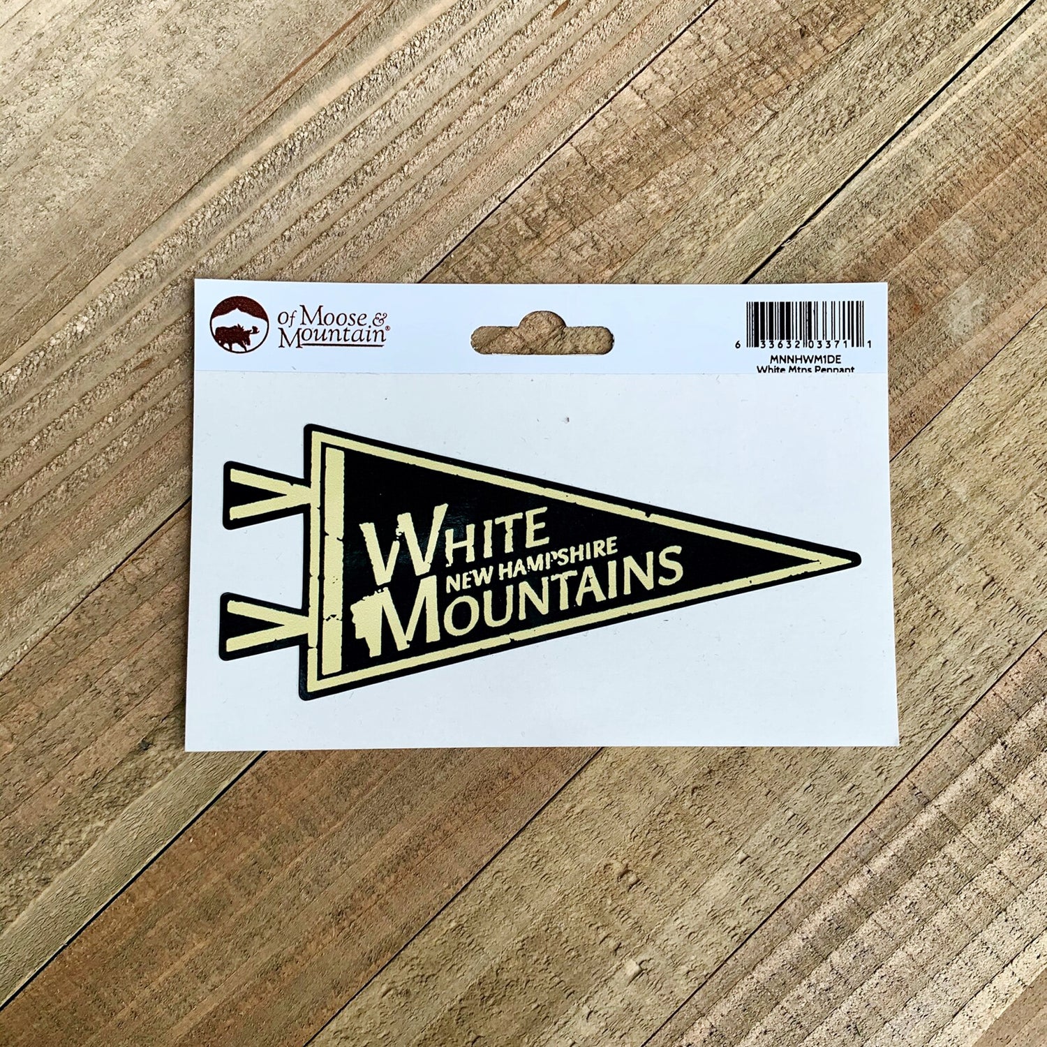 White Mountains Pennant Sticker