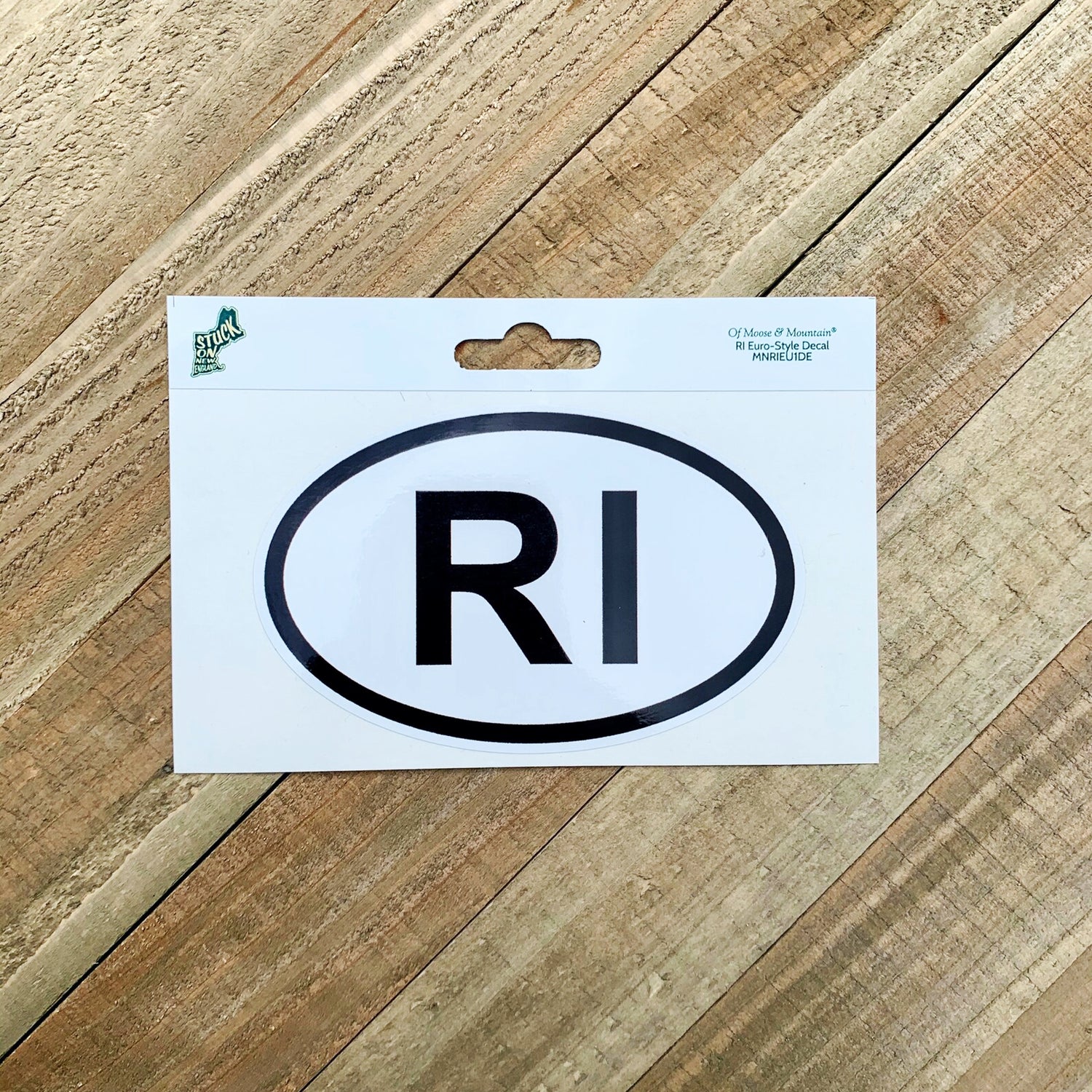Rhode Island RI Euro Style Sticker