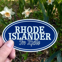 Rhode Islander in Exile Sticker