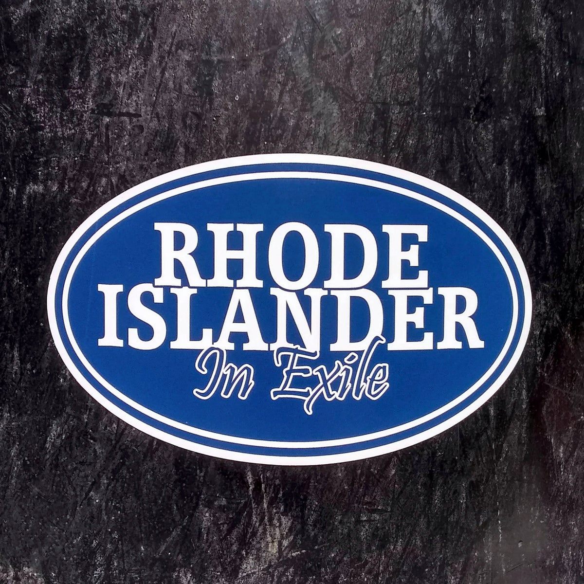 Rhode Islander in Exile Sticker