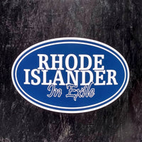 Rhode Islander in Exile Sticker