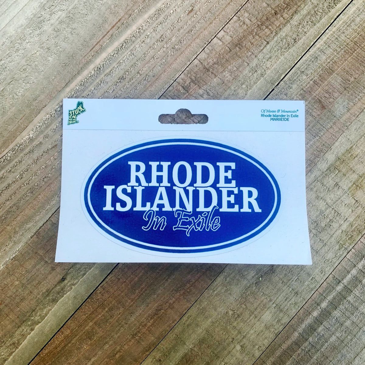 Rhode Islander in Exile Sticker
