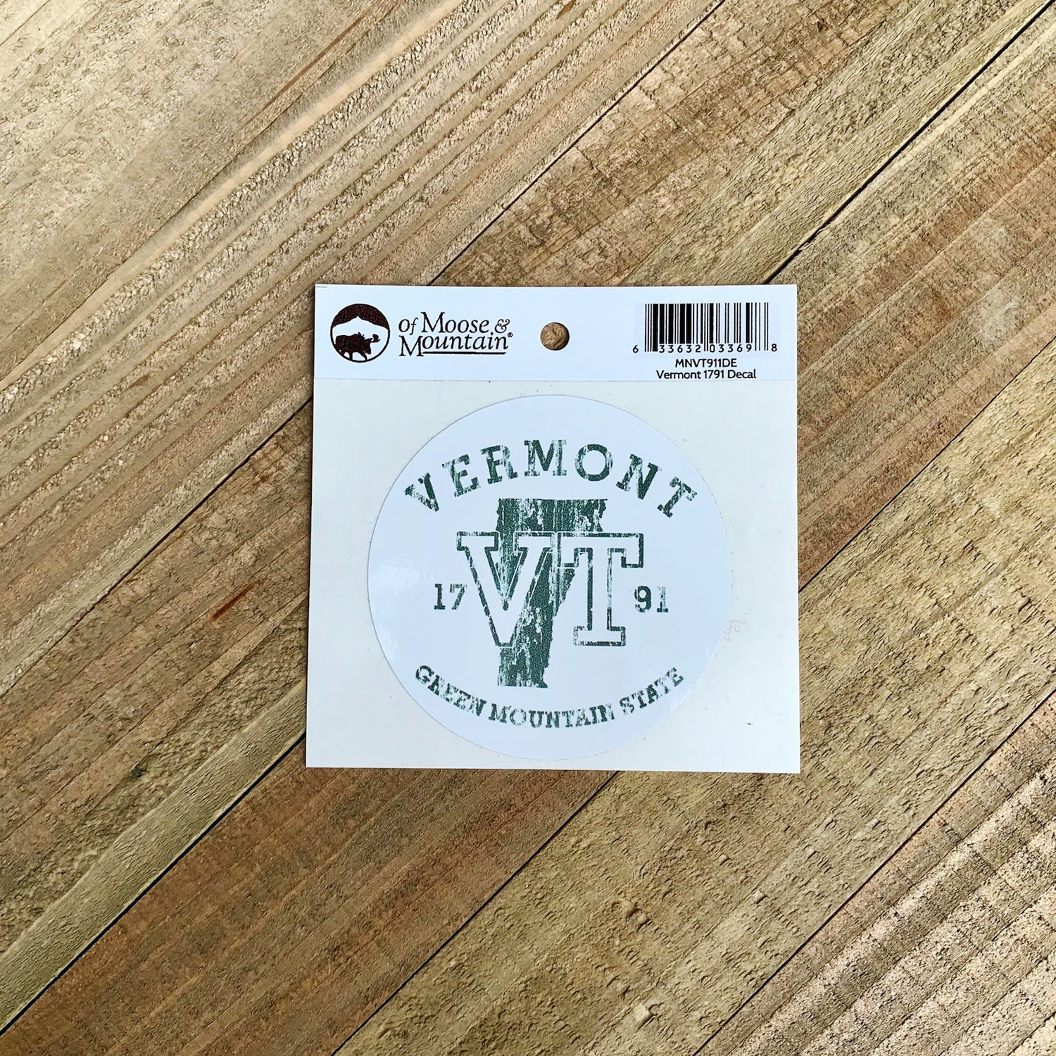 Vermont VT 1791 Sticker